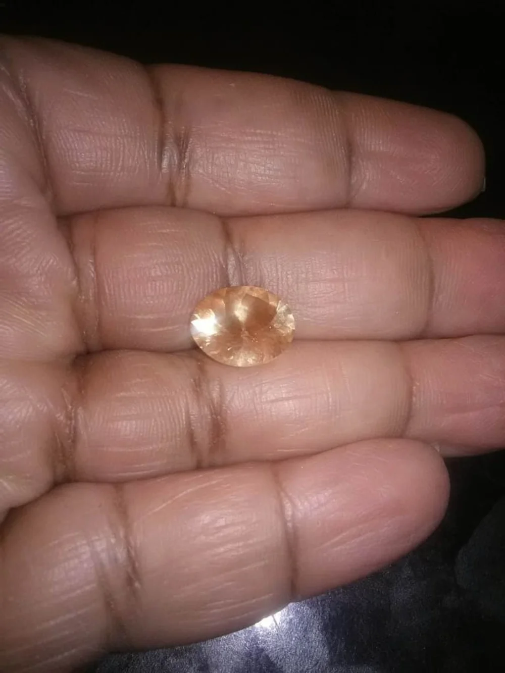 Sparkling Natural 3.46ct Oval Oregon Copper Bearing Sunstone